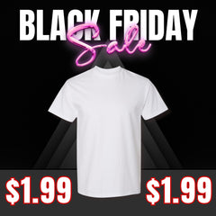 WHITE SHORT SLEEVE -BLACK FRIDAY SALE