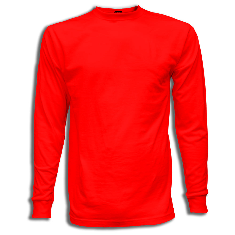 Gemrock Mens Crew Neck Long Sleeve Tee (6 PCs pack)