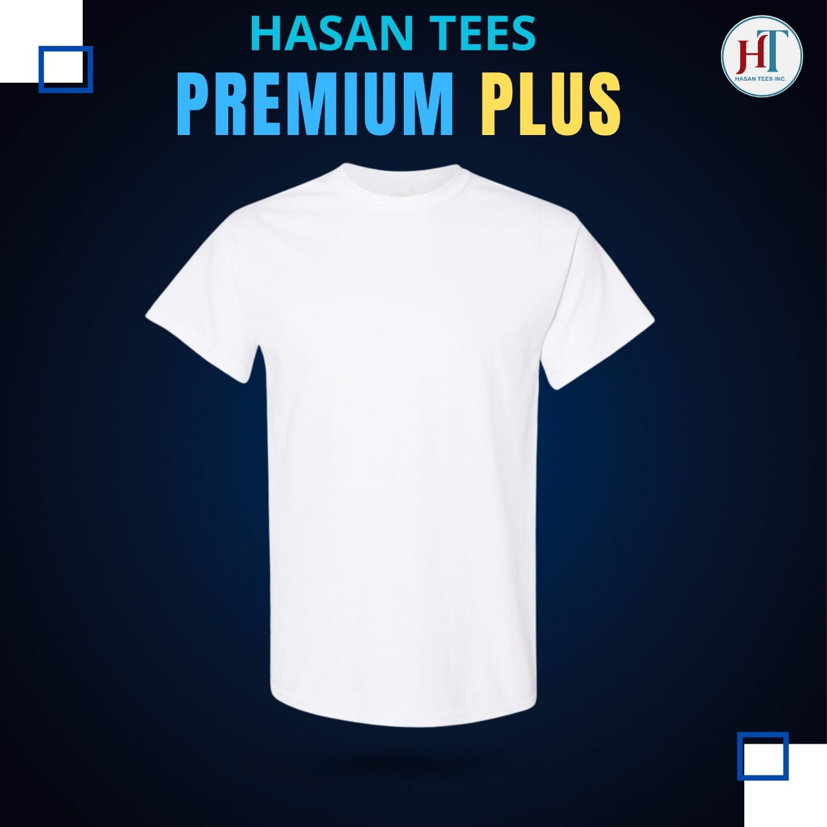 HT ROUND NECK SHORT SLEEVE PREMIUM PLUS - HT500PP