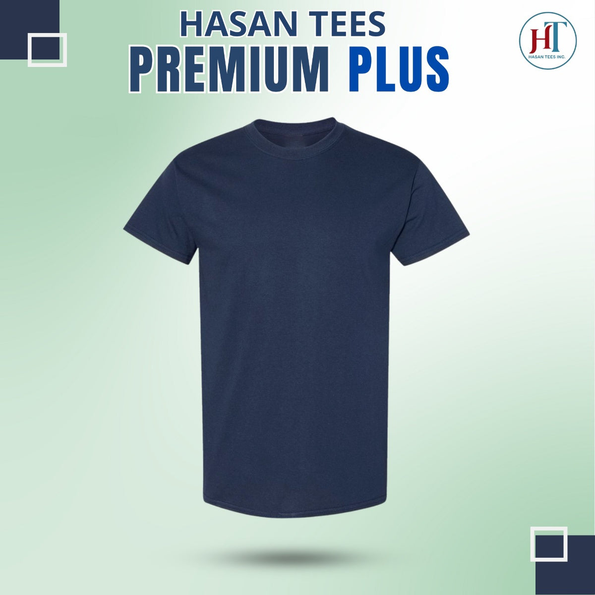 HT ROUND NECK SHORT SLEEVE PREMIUM PLUS - HT500PP