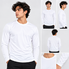 Long Sleeve 100% Polyester T-Shirt